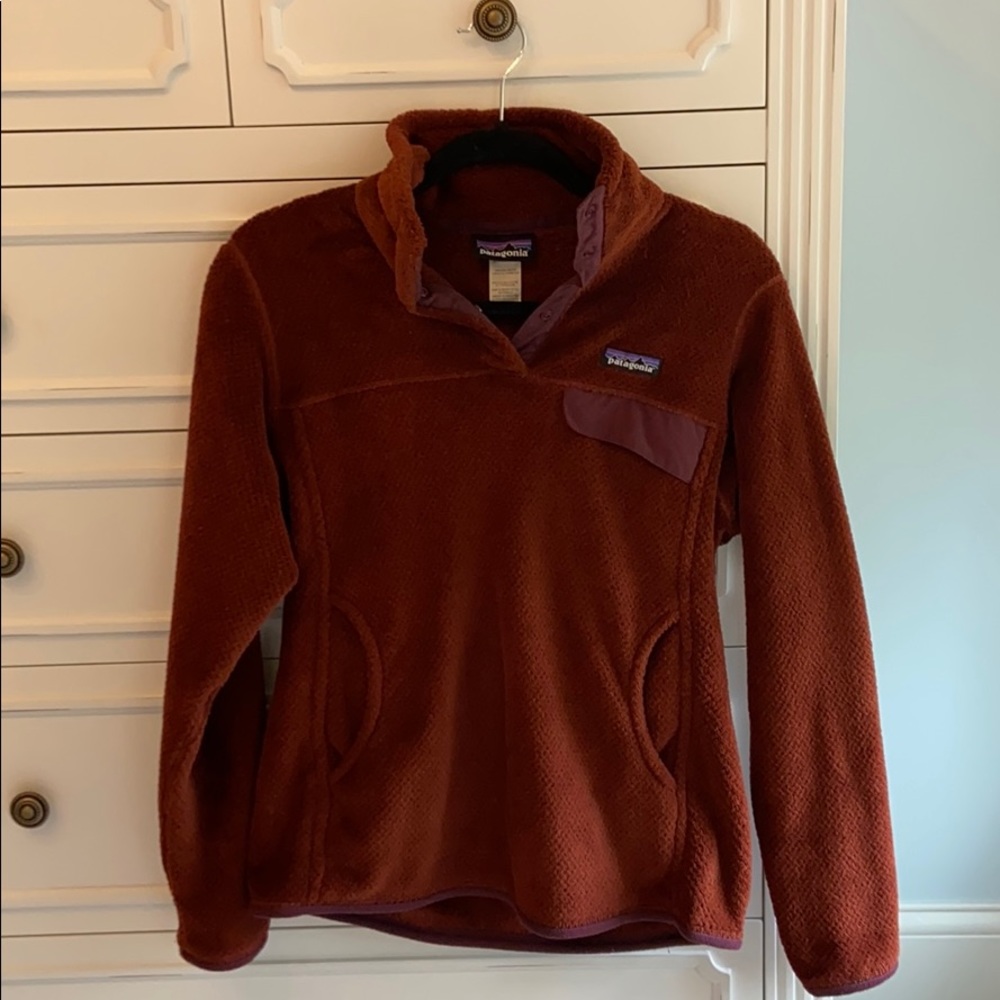 Patagonia Fuzzy Pullover Red/Orange